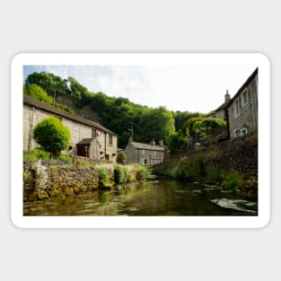 castleton derbyshire peak district village Sticker